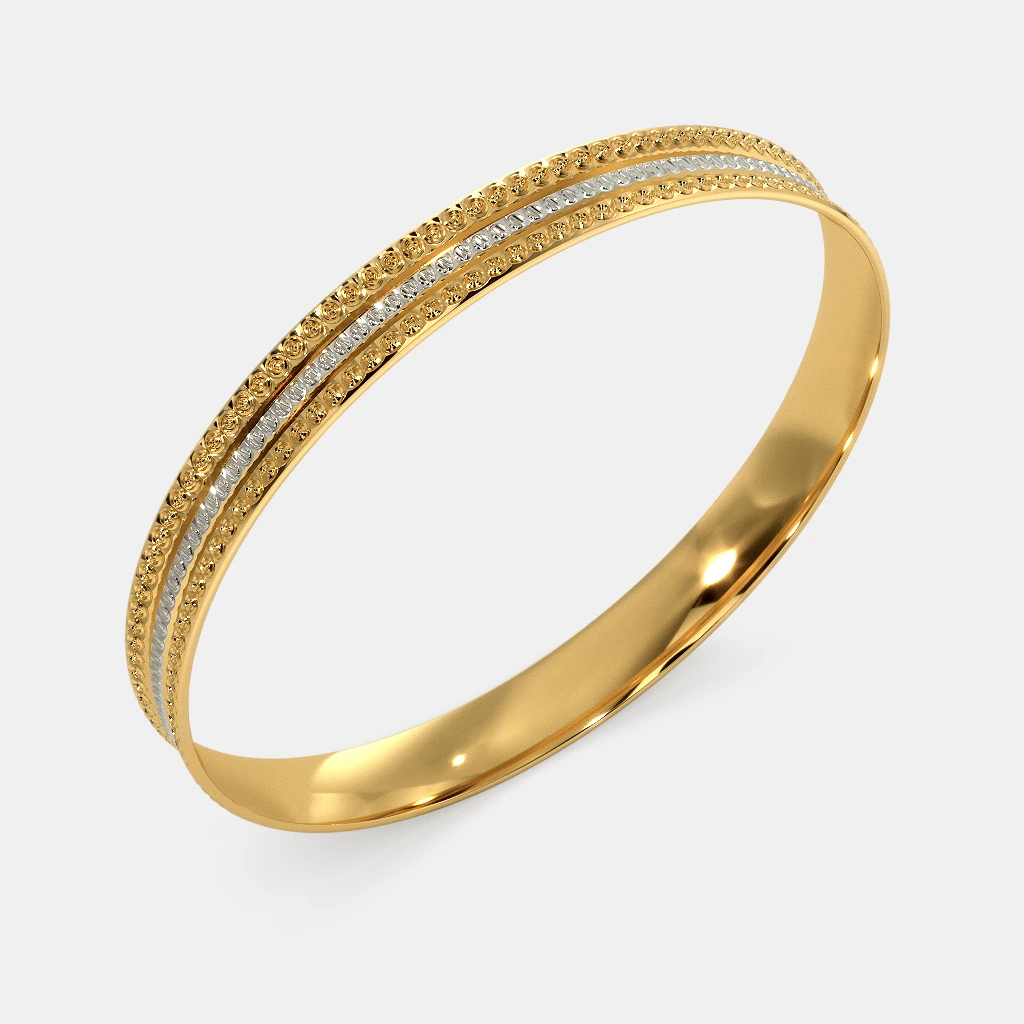 The Chiselled Gilt Bangle