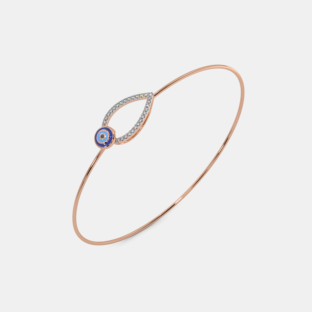 The Pear Evil Eye Toggle Bangle