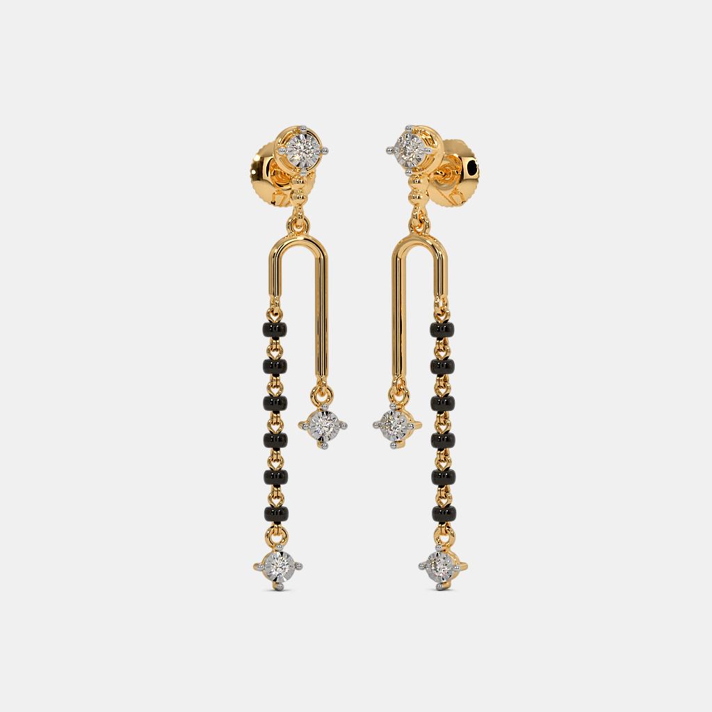 The Sohum Dangler Mangalsutra Earrings