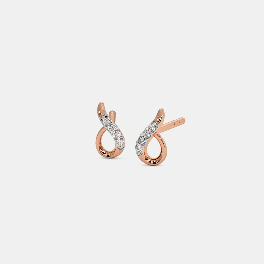 The Zuly Multi Pierced Stud Earrings