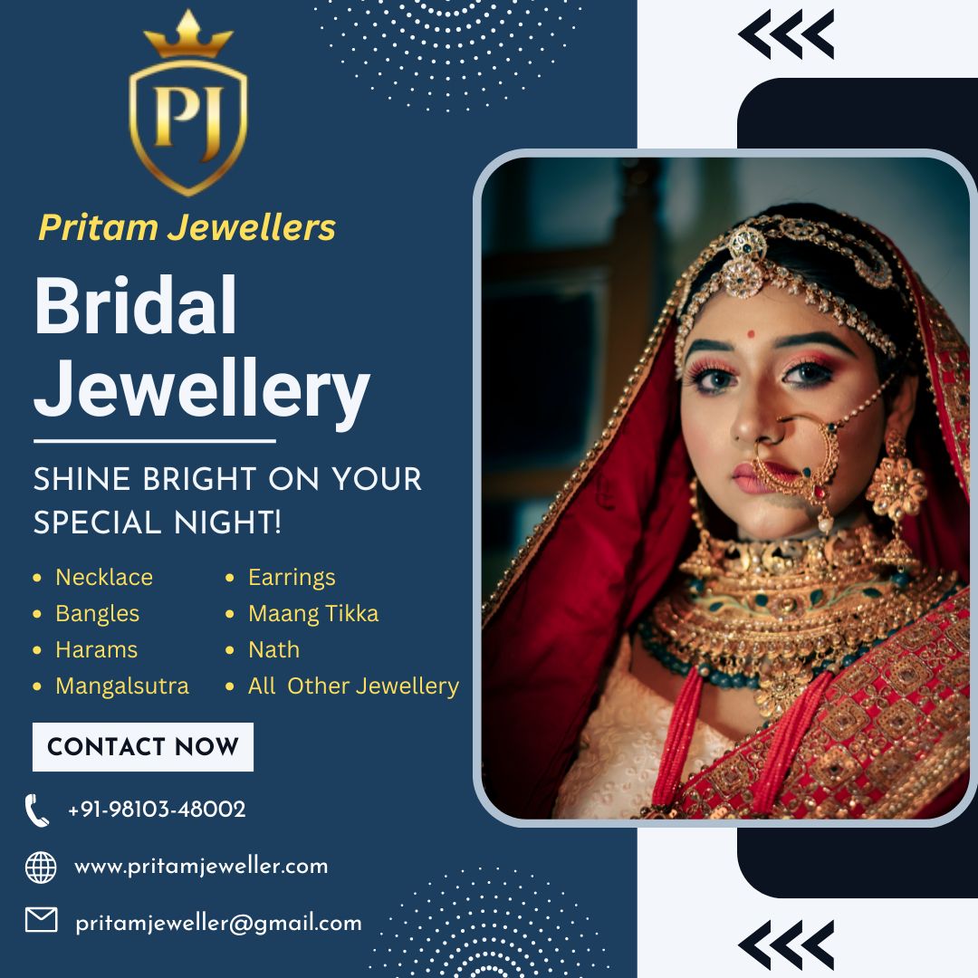 Unveiling Exquisite Wedding Jewelry for Brides by Pritam Jewellers