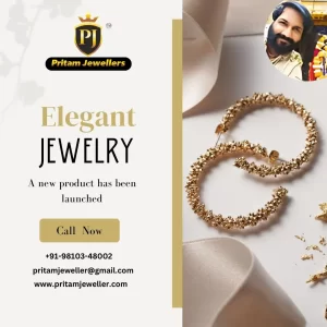 Gold Earrings for Women in Maujpur – Pritam Jewellers